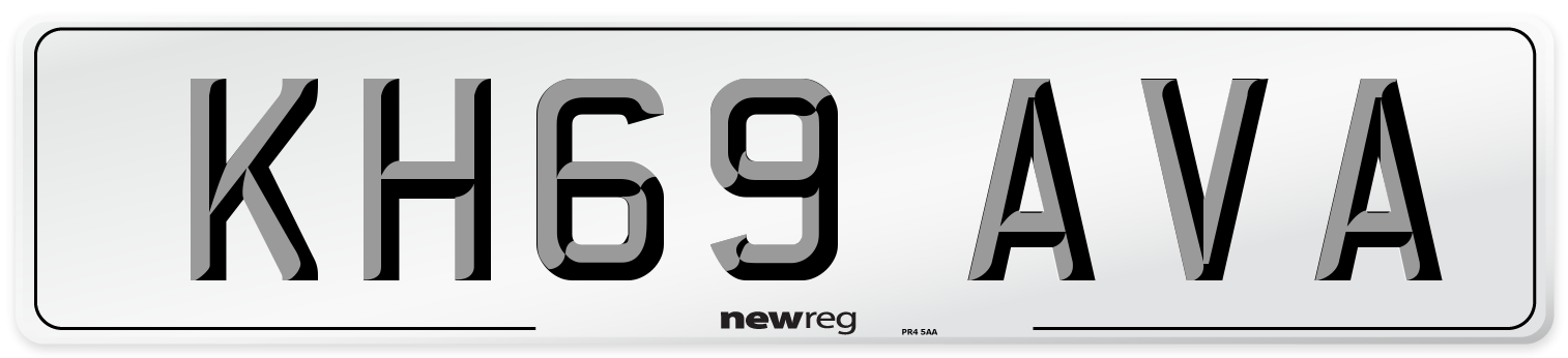 KH69 AVA Number Plate from New Reg